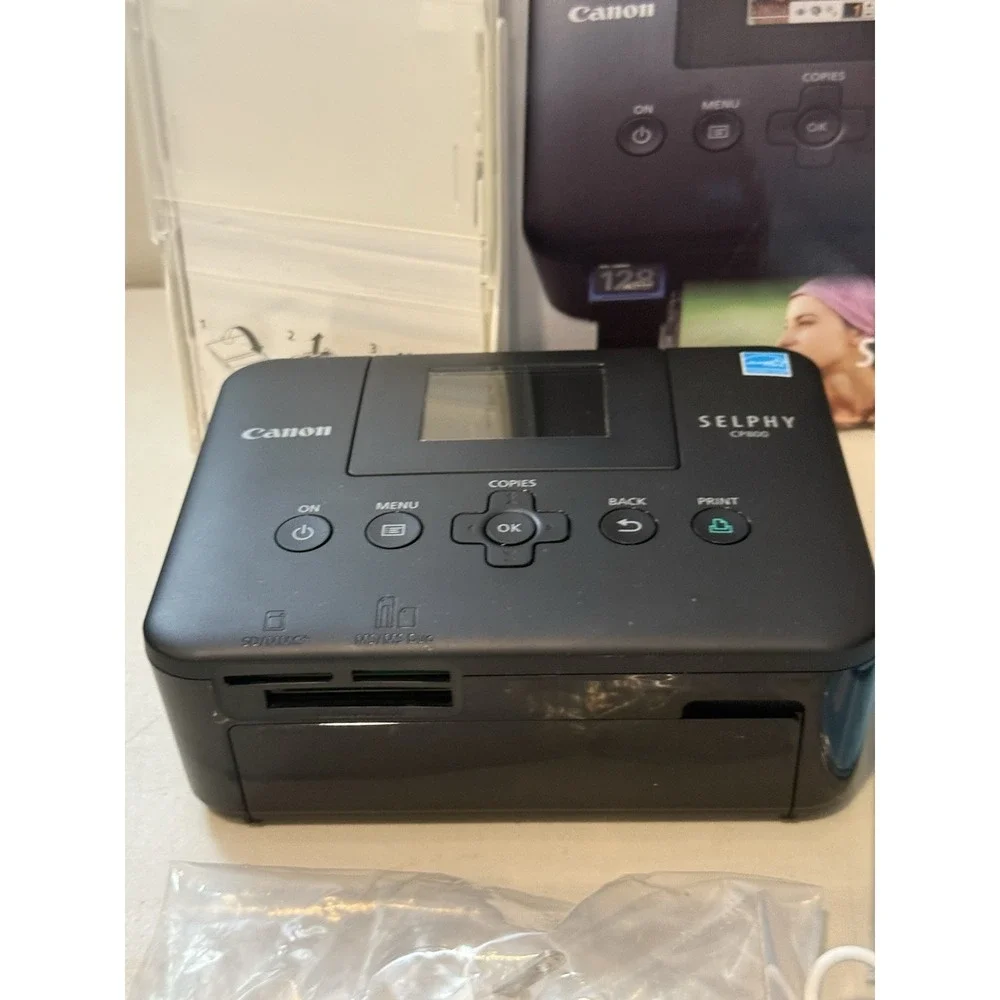 Canon SELPHY‎ CP800 Compact Photo Printer Bundle with Box and Accessories
